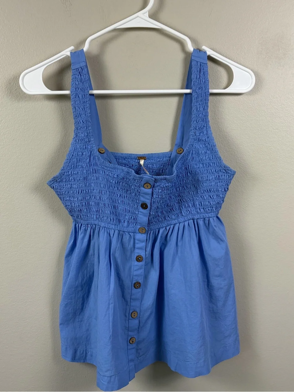 Free People Zola Tank and Shorts Set Blue XS